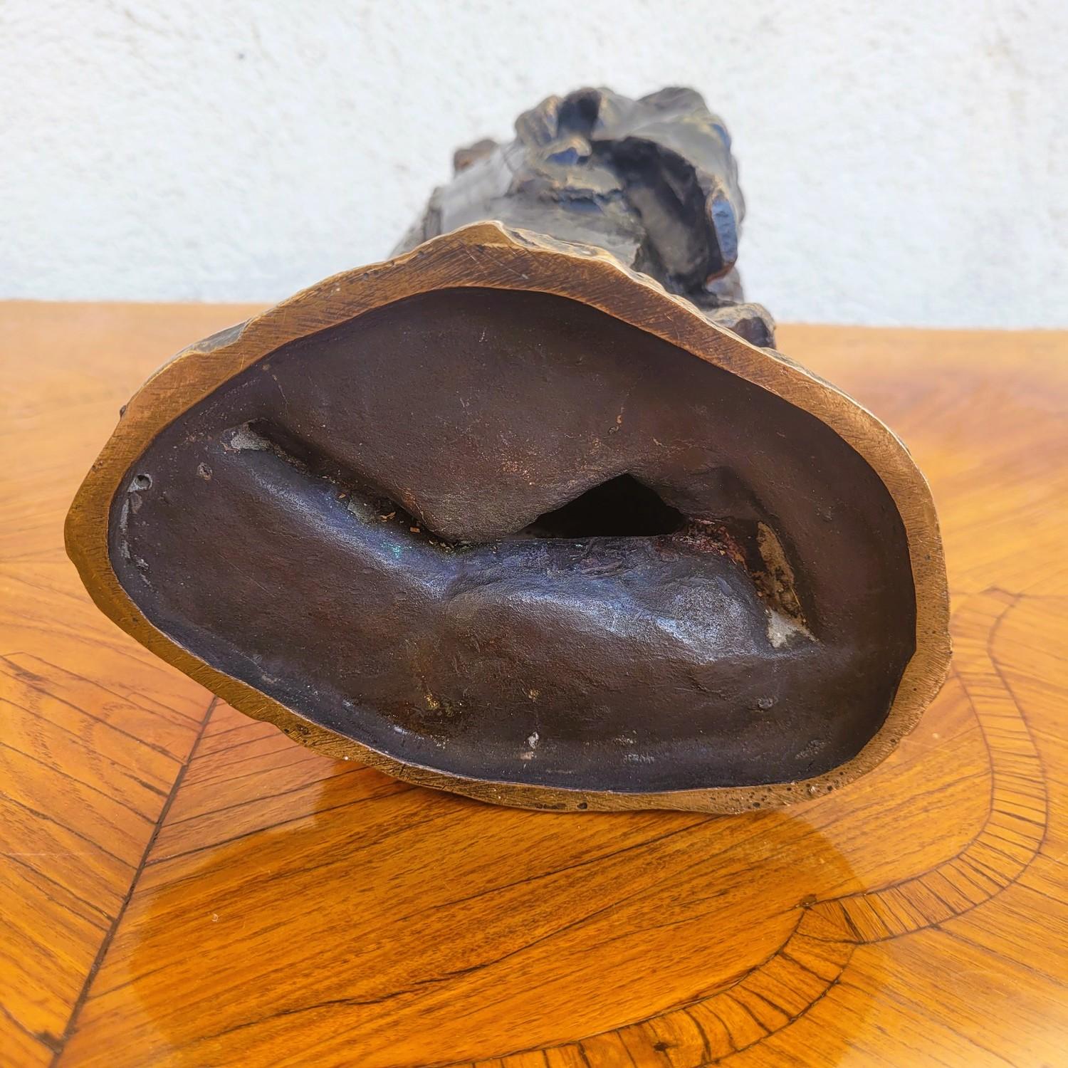 Ea Leroy, camerunés, escultura orientalista de bronce, principios del siglo XX en venta 10
