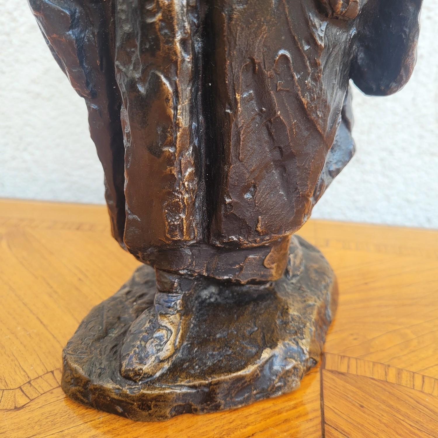 Ea Leroy, camerunés, escultura orientalista de bronce, principios del siglo XX en Bueno estado para la venta en MARSEILLE, FR
