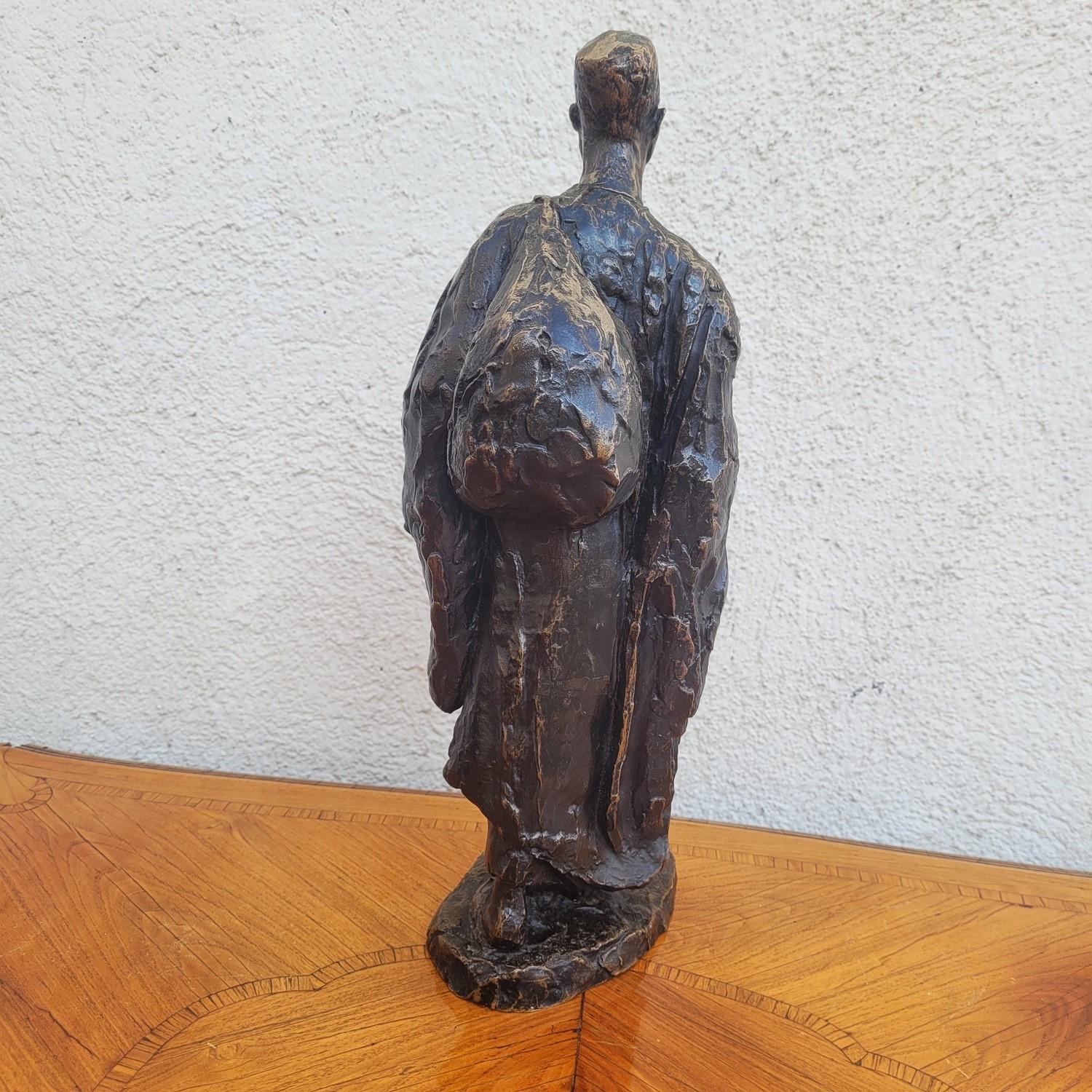 Ea Leroy, camerunés, escultura orientalista de bronce, principios del siglo XX en venta 3