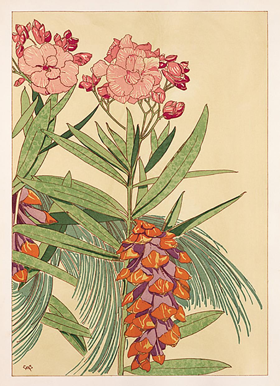 E.A. Seguy Color Photograph - Floral Pochoir Prints - 1