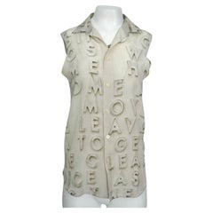 Each x Other Robert Montgomery Silk Blouse XS