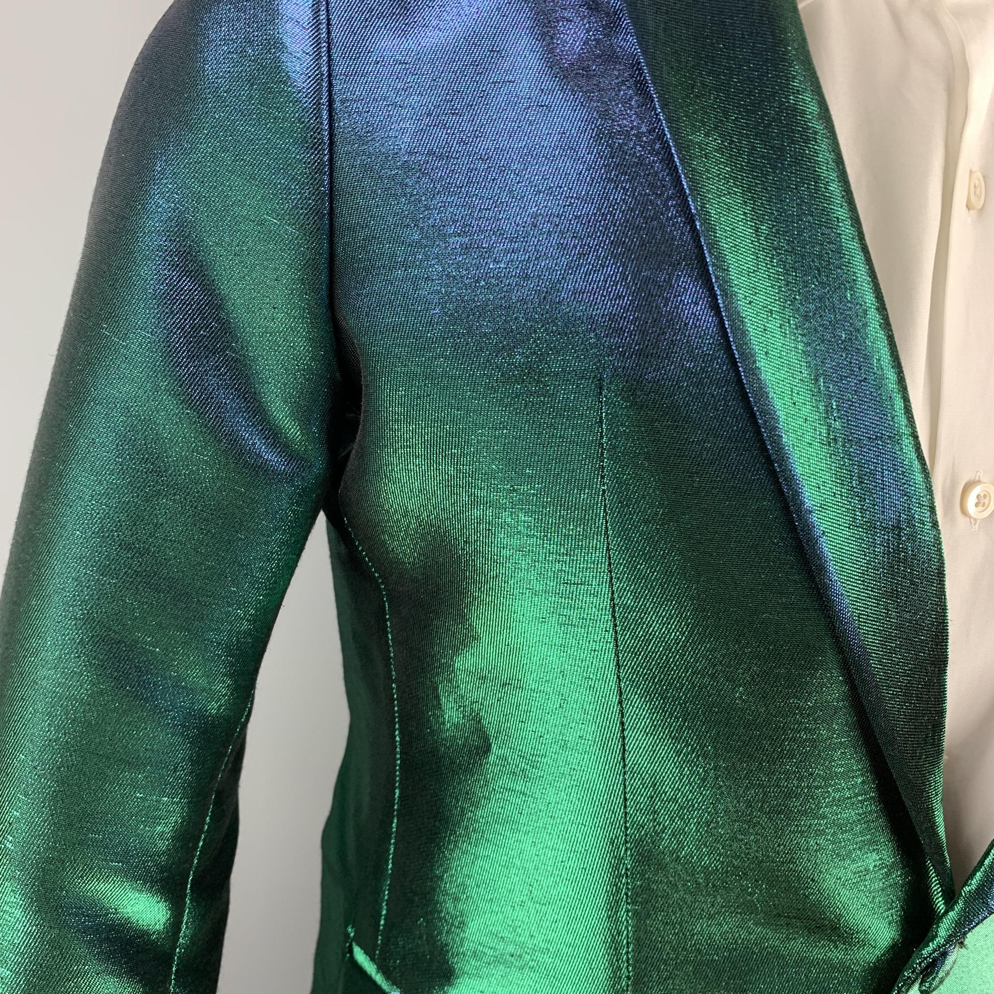 iridescent polyester jacket