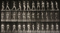 Animal Locomotion: Plate 355 (Man Pacing With Rifle), 1887 - Eadweard Muybridge