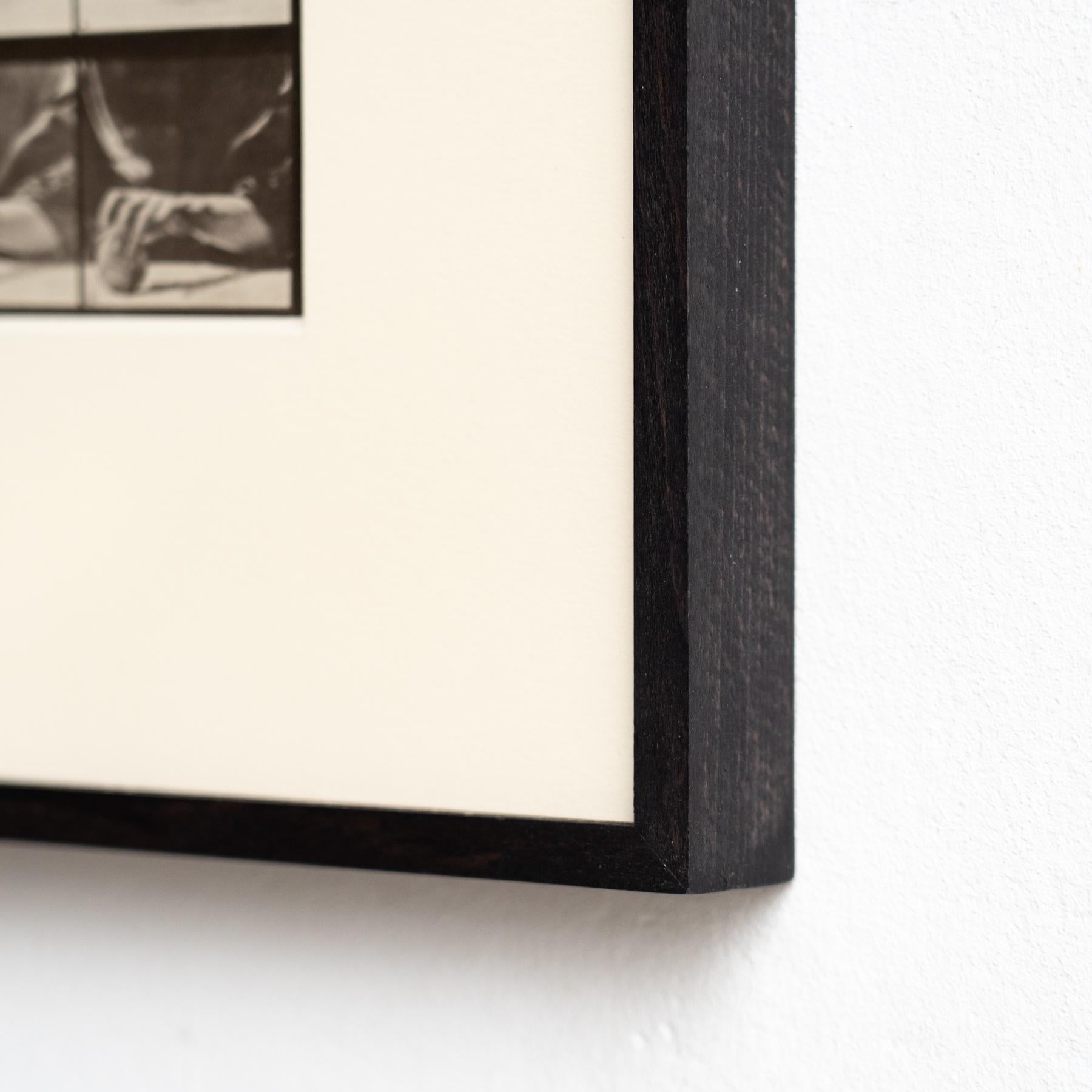 Eadweard Muybridge Framed Black and White Photography -Hand with Ball Movement For Sale 6