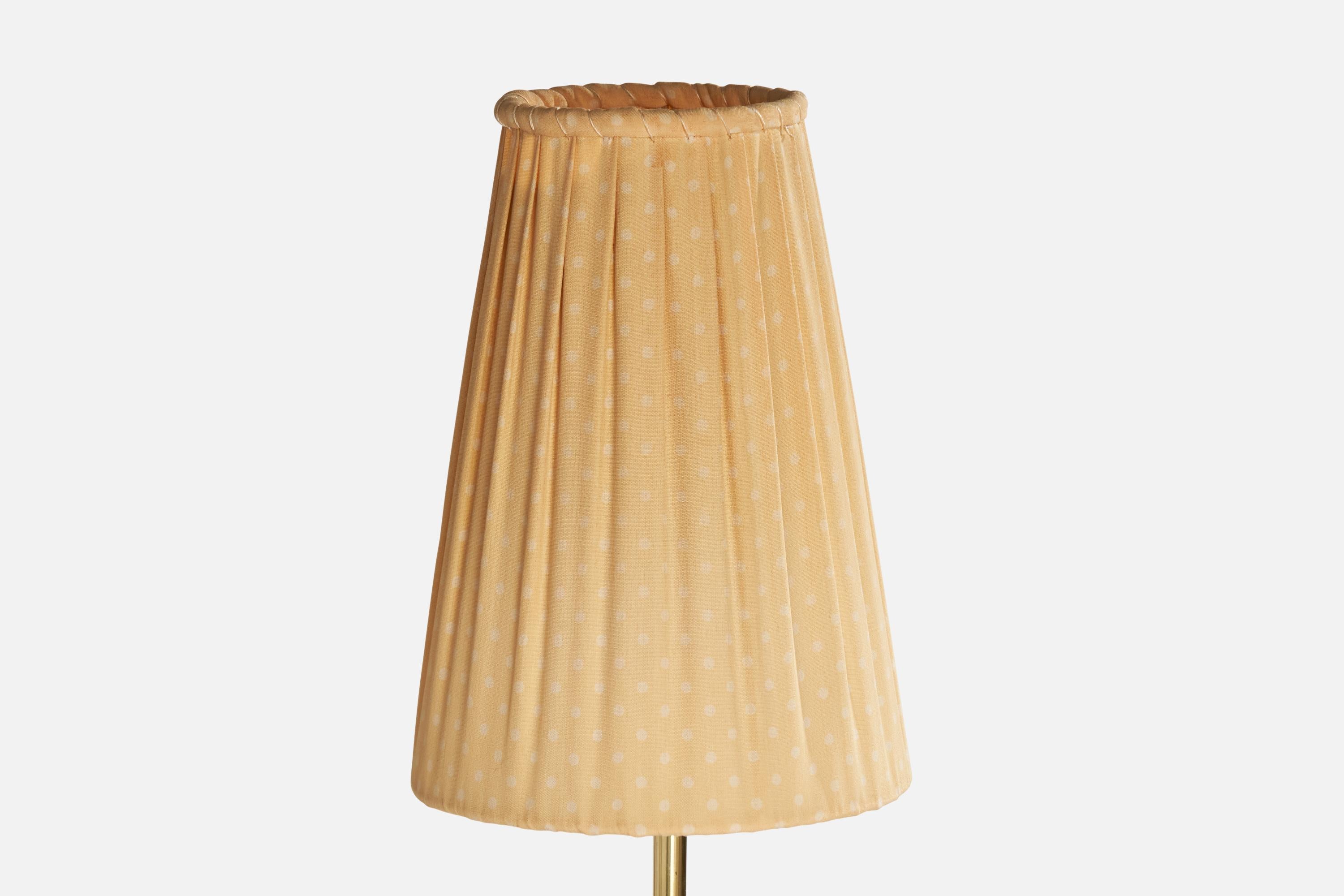EAE, lampes de table, laiton, Fabrice, Suède, années 1950 Bon état - En vente à High Point, NC