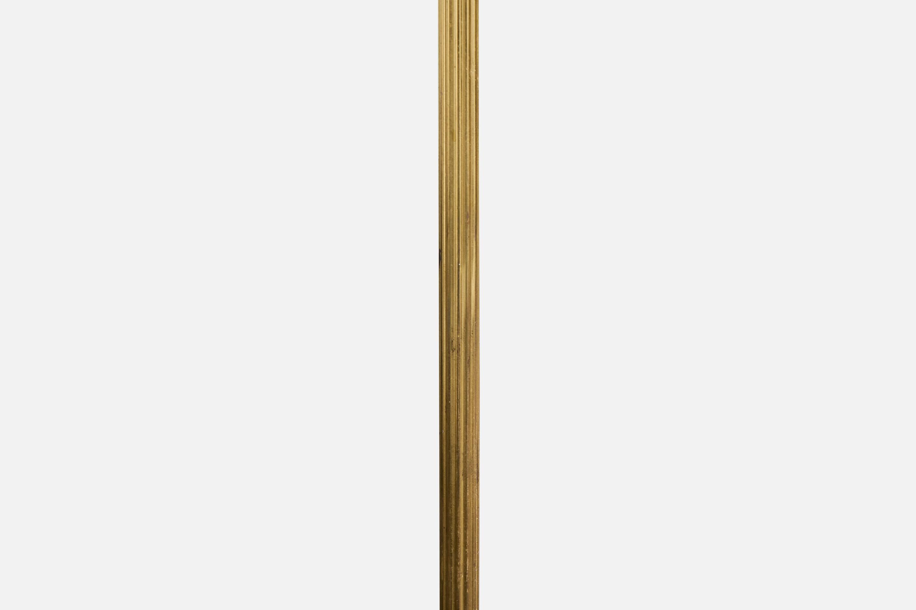 Laiton EAE, lampes de table, laiton, Fabrice, Suède, années 1950 en vente