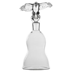 'Eagle Bottle' Hand Blown Glass Bottle by Simone Crestani