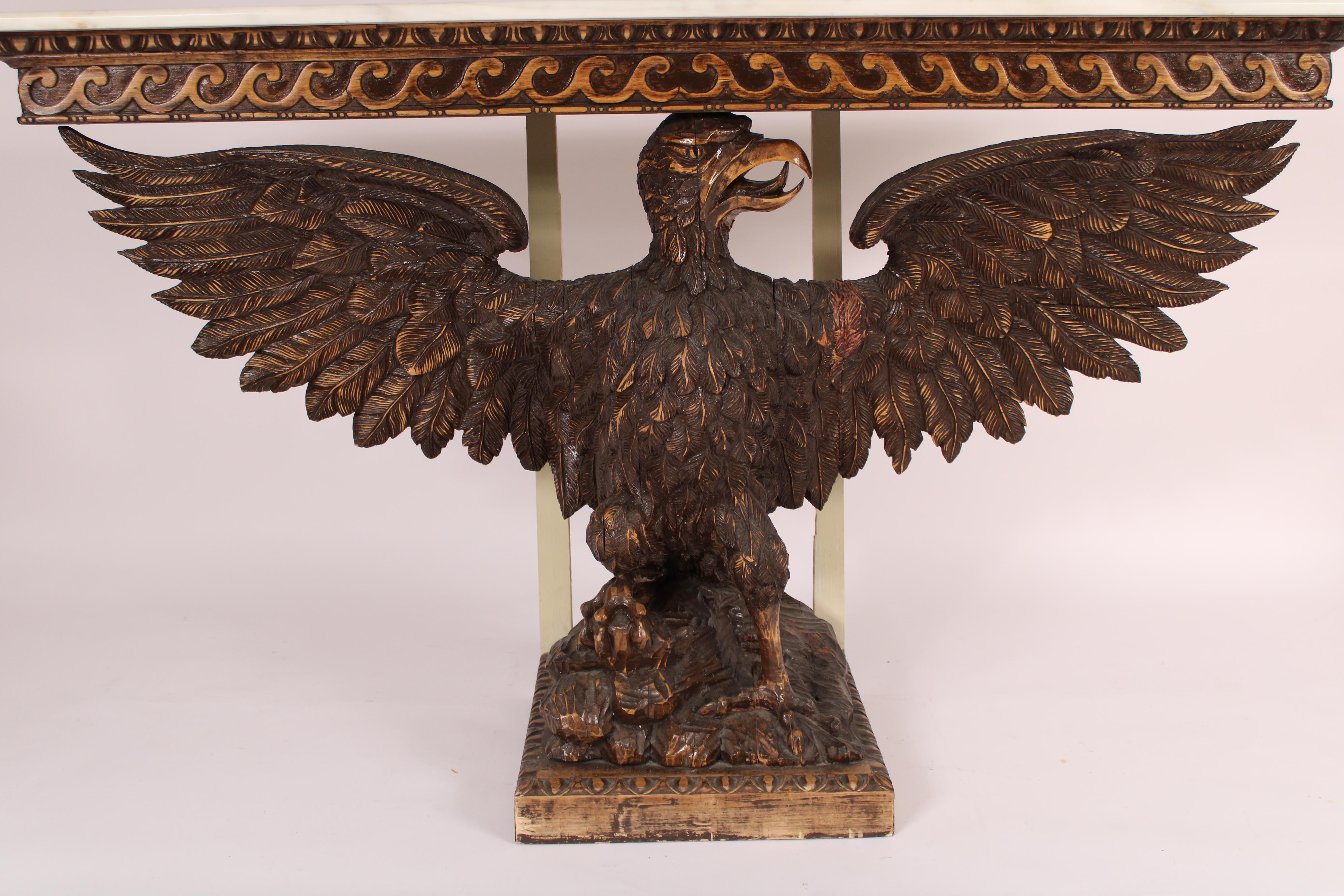 Unknown Eagle Form Console Table For Sale