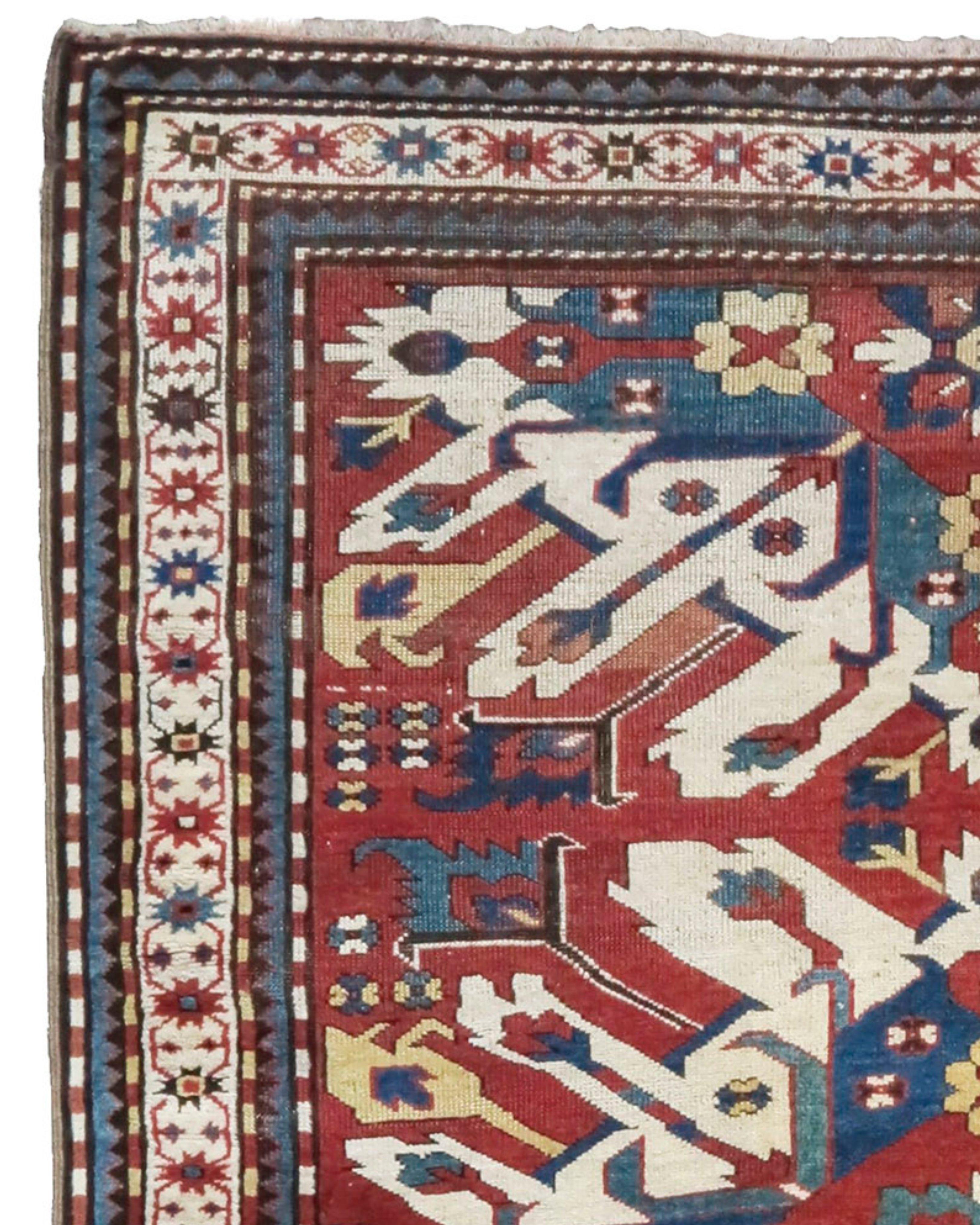 Alfombra Karabagh Águila, siglo XIX Caucásico en venta