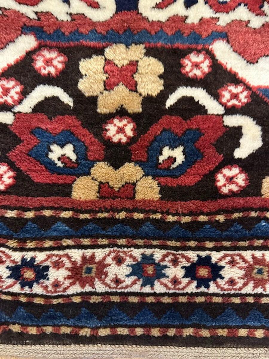 Hand-Woven Eagle Kazak rug For Sale