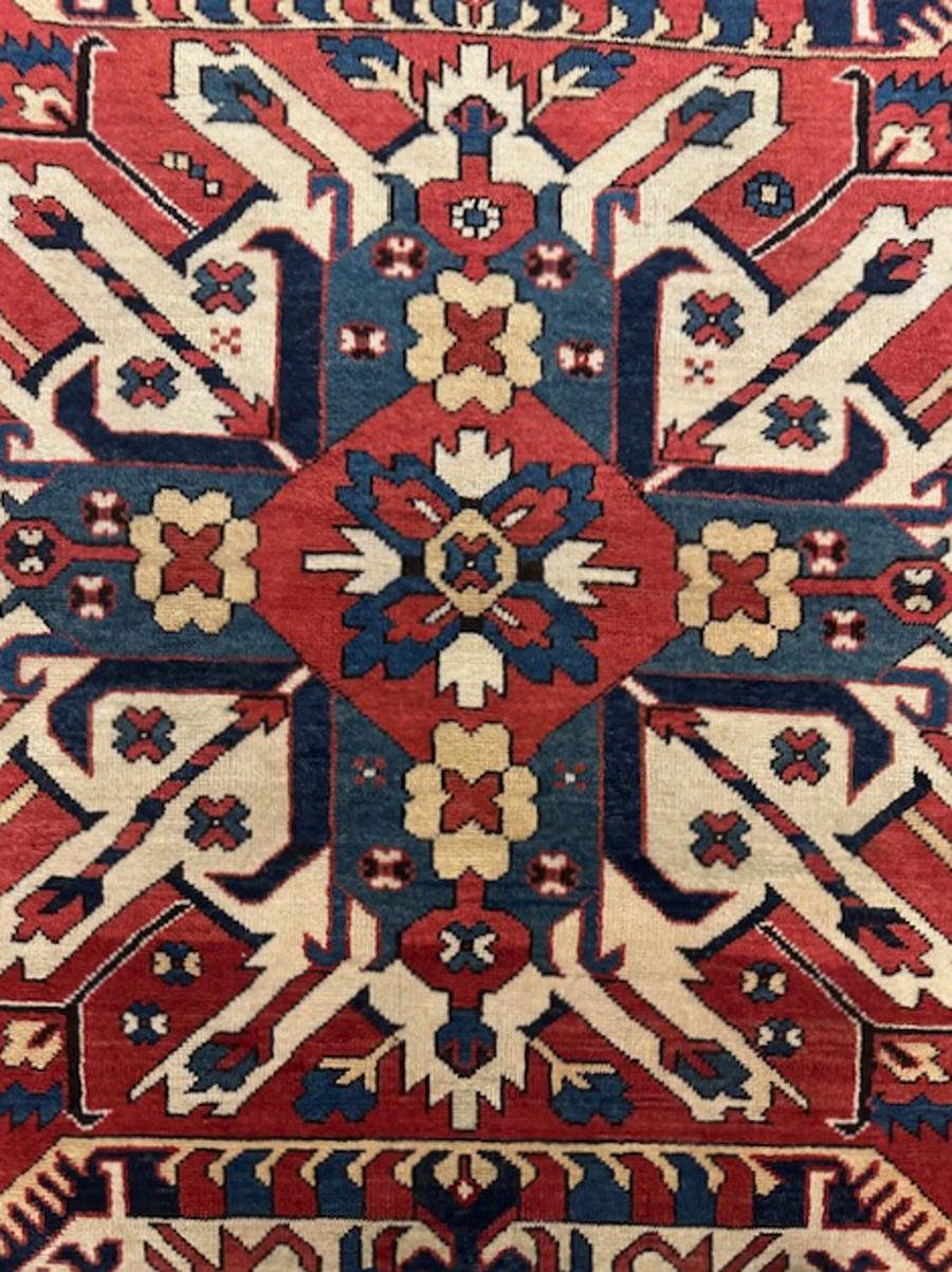 Eagle Kazak rug In Good Condition For Sale In NEW YORK, NY