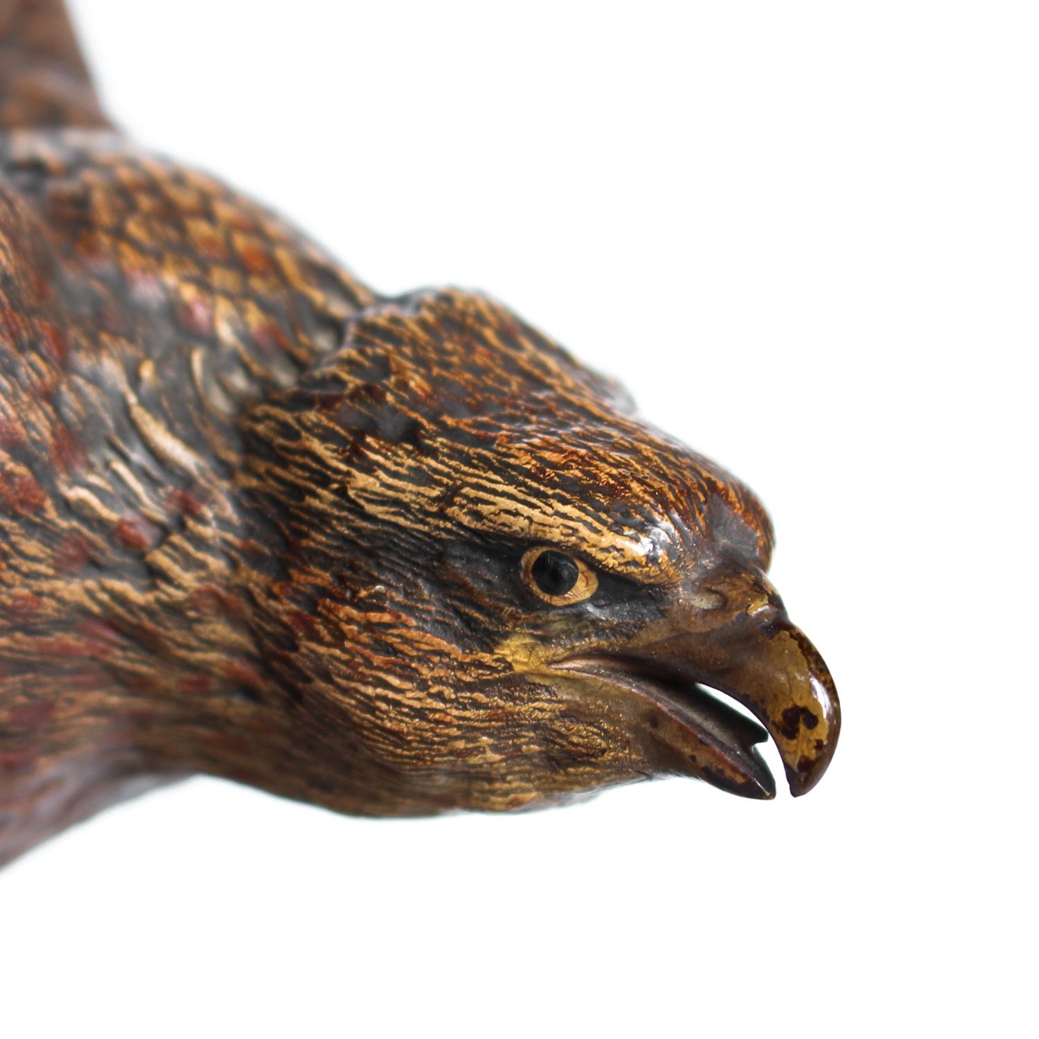Art Deco Franz Bergman Bronze Eagle