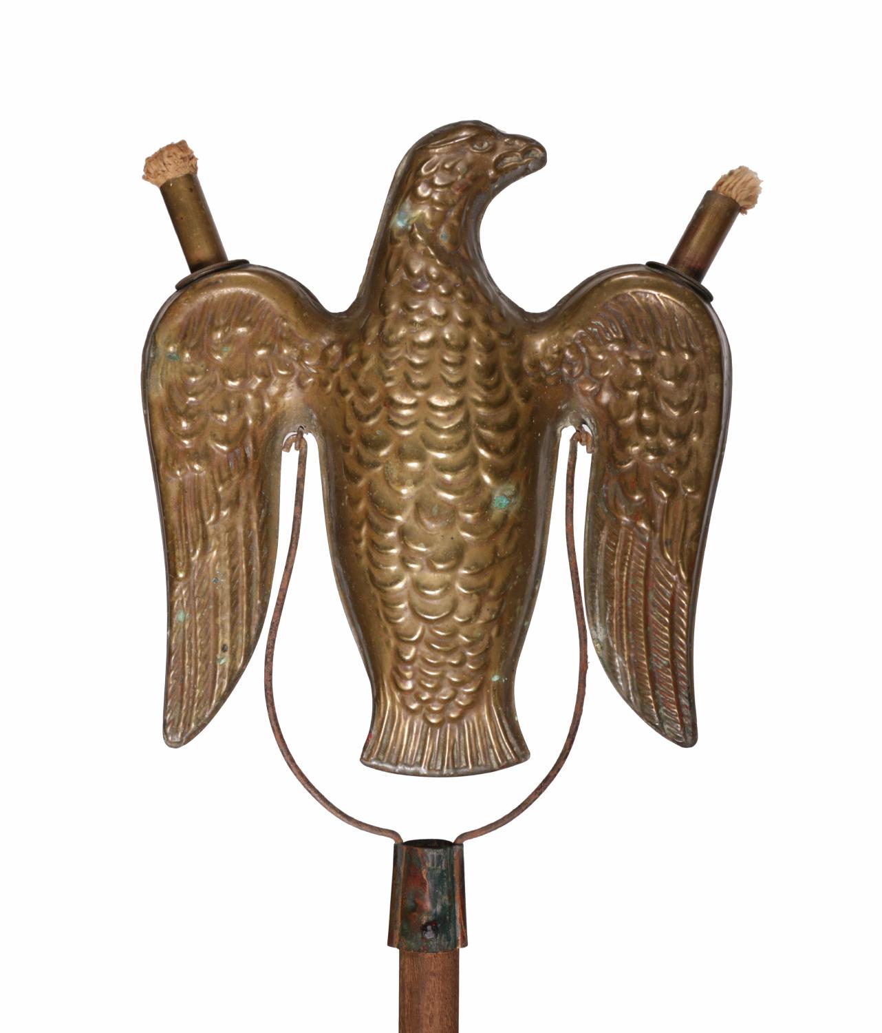 American Eagle Parade Torch from the 1860 or 1864 Campaign of Abraham Lincoln