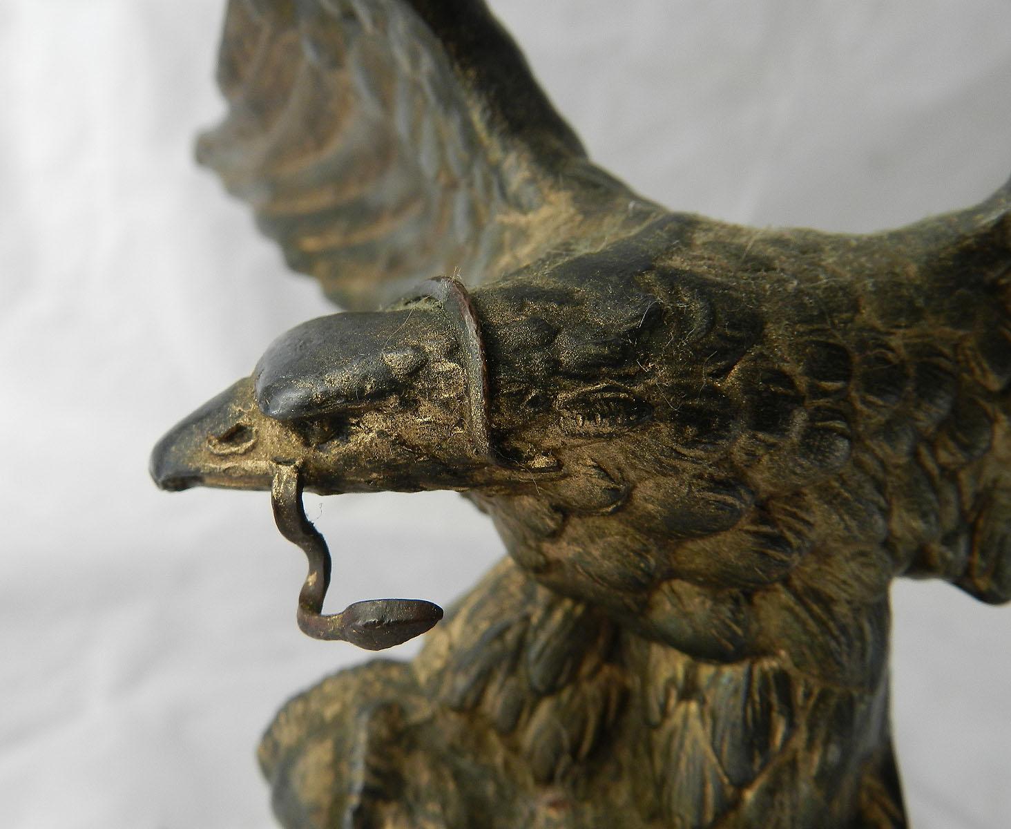 Art Deco Eagle Pocket Watch Stand Holder French Early 20th Century