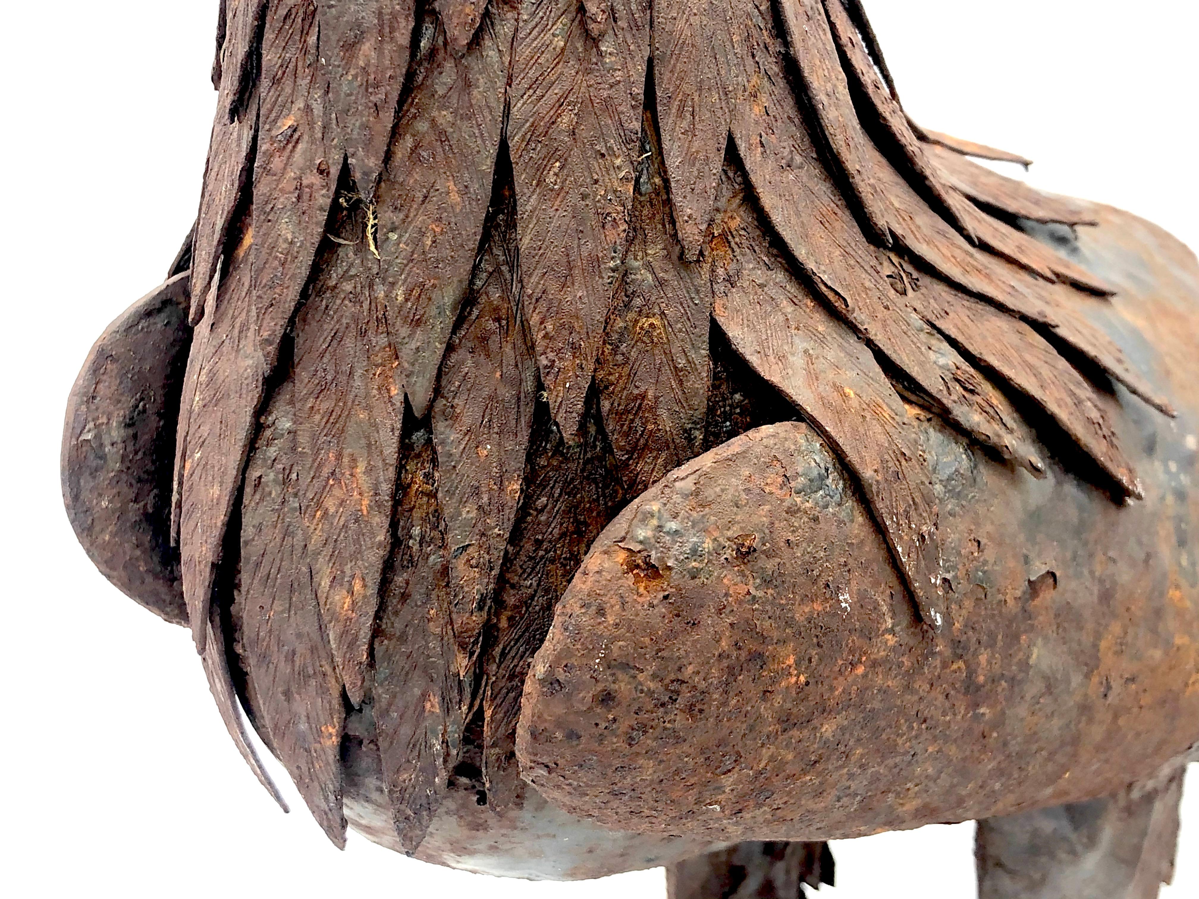 Eagle Sculpture Régis Lebel France Forged Iron 3