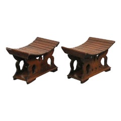 Antique Eagle Stools