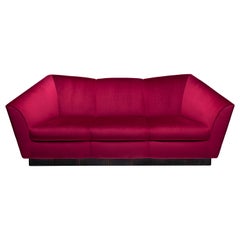 Eagle Three-Seat Sofa, Velvet and Ebony, InsidherLand by Joana Santos Barbosa