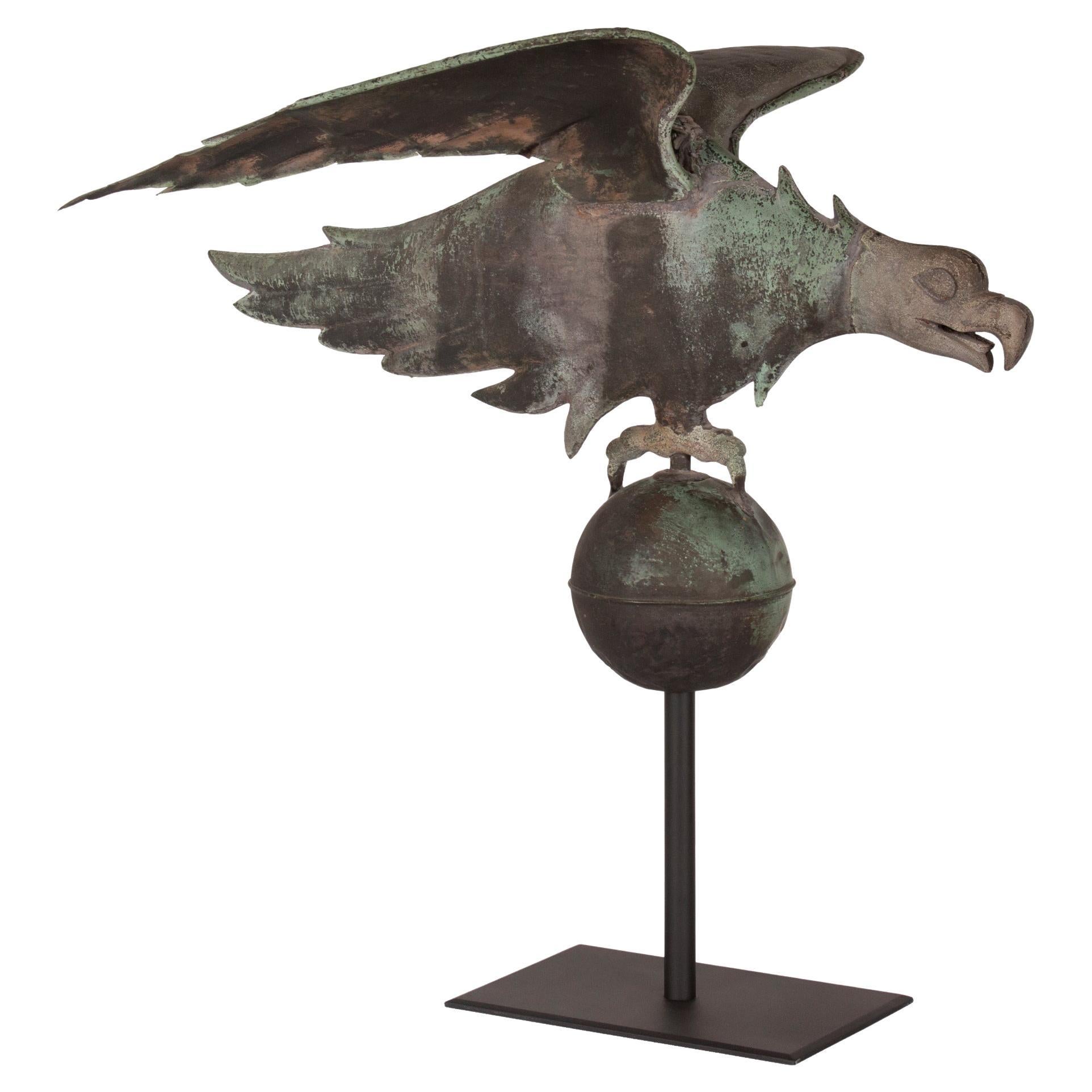Eagle Weathervane, ca 1852-1870, Waltham Massachusetts For Sale