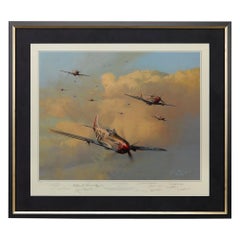 "Eagles on the Rampage" Print by Robert Taylor, Autographed by Ten Aces