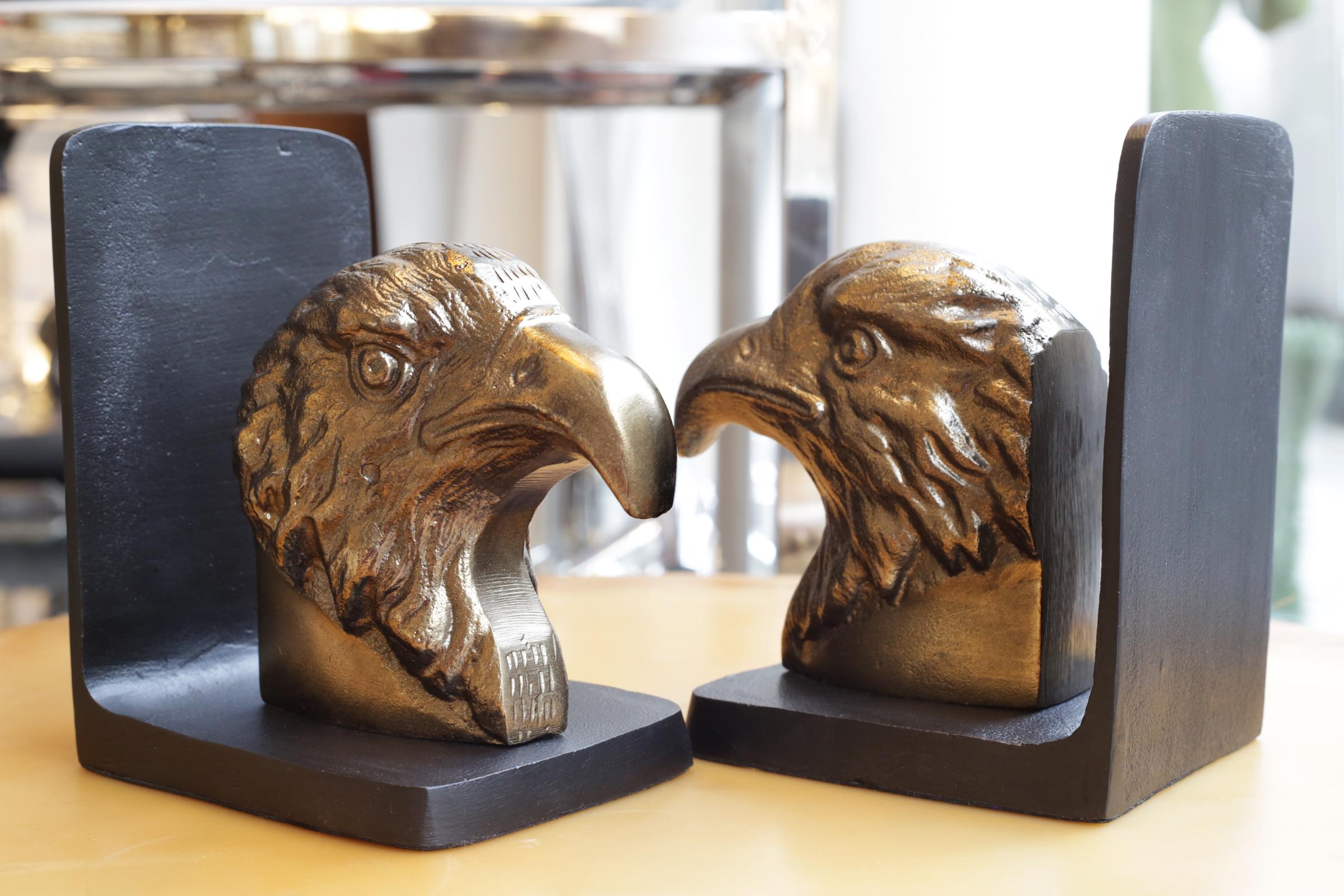 Set aus 2 Buchstützen mit Adlern im Zustand „Neu“ im Angebot in Paris, FR