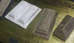 Early 20th Century Undertakers Miniature Tombstone Models Samples Desk Weights