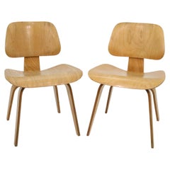 Eames 1940s Evans Production DCW's for Herman Miller