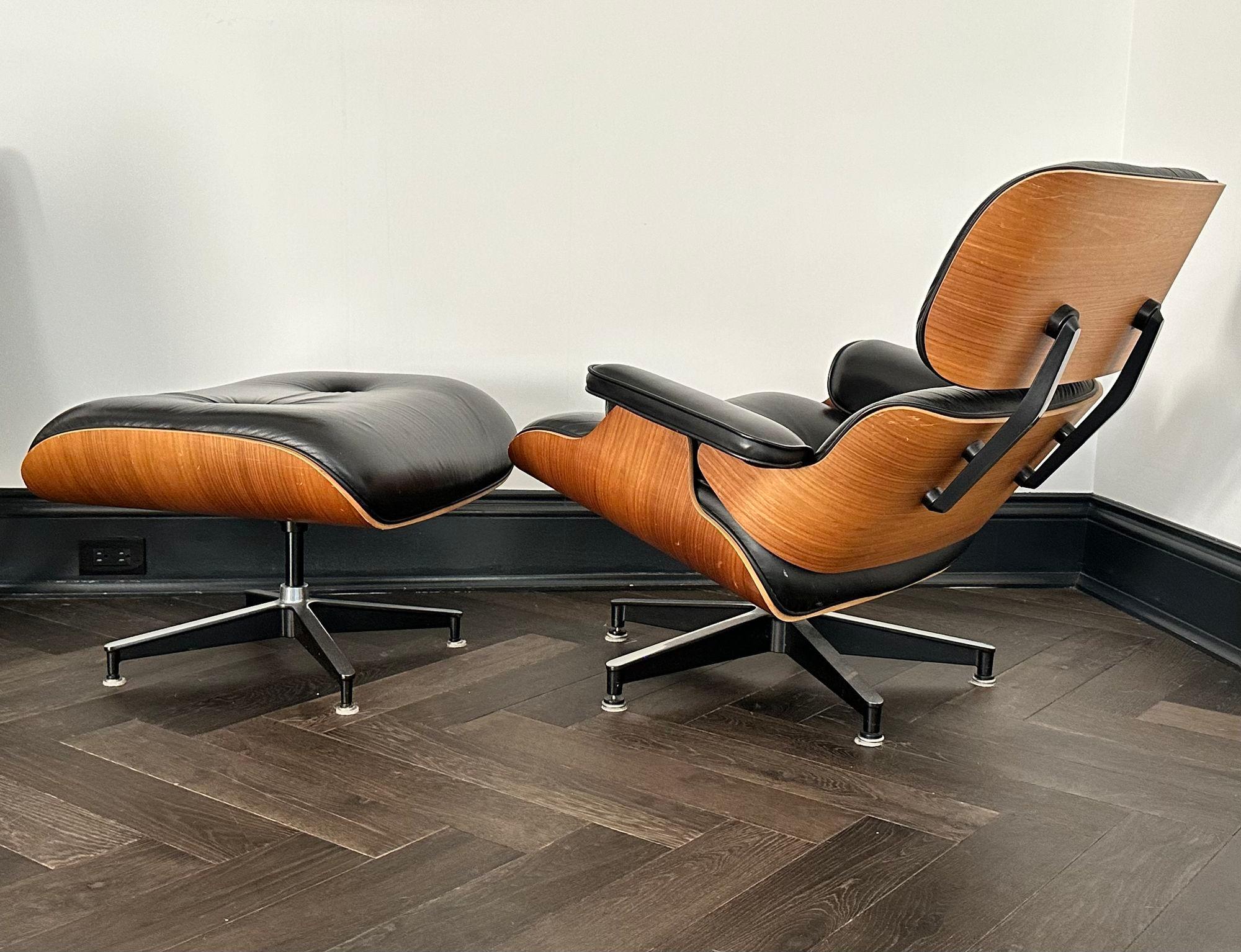 Contemporary Eames 50th Anniversary Lounge Chair and Ottoman, 2006