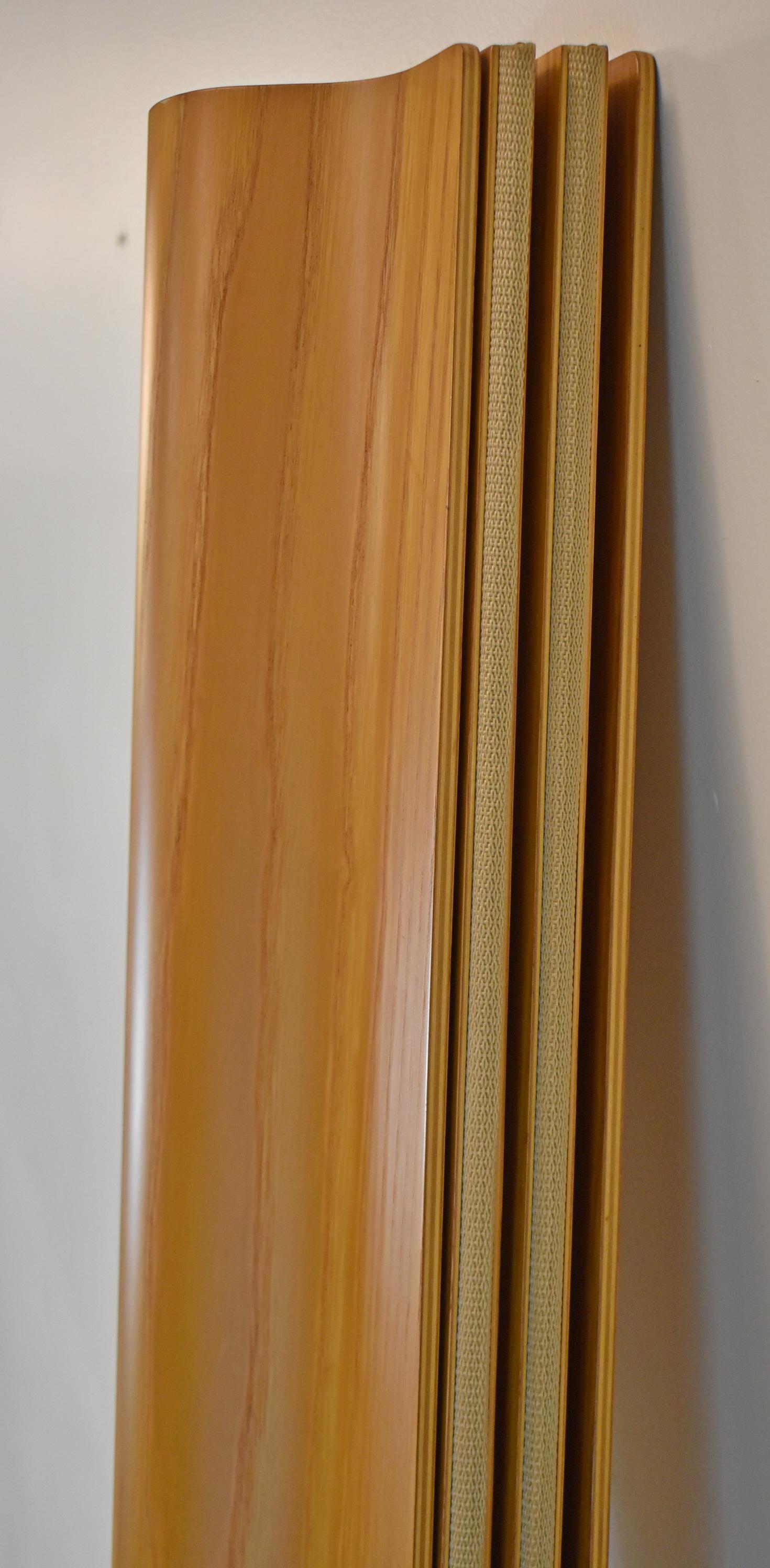 20th Century Eames 6 Panel Oak Room Divider by Herman Miller For Sale