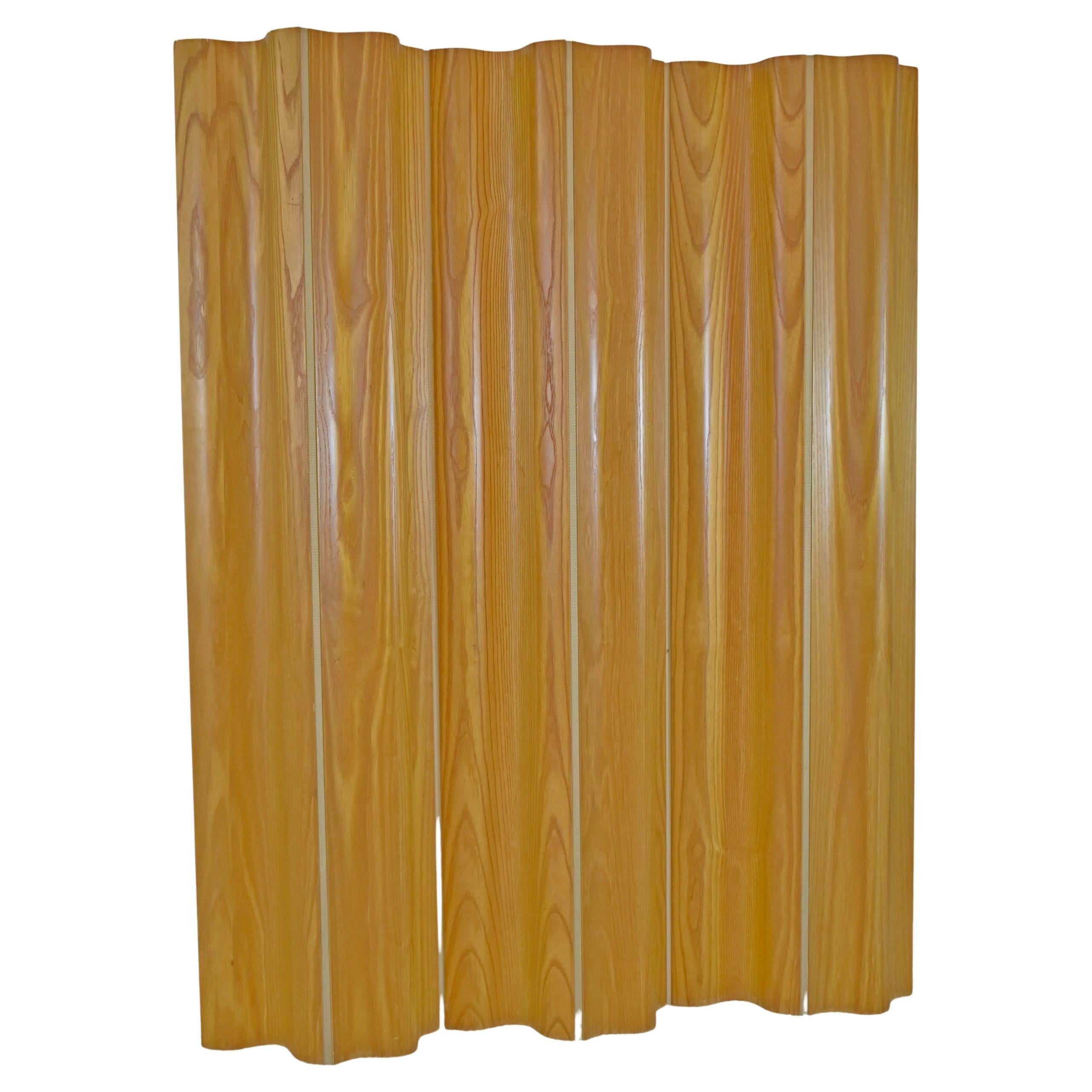 Eames 6 Panel Oak Room Divider by Herman Miller