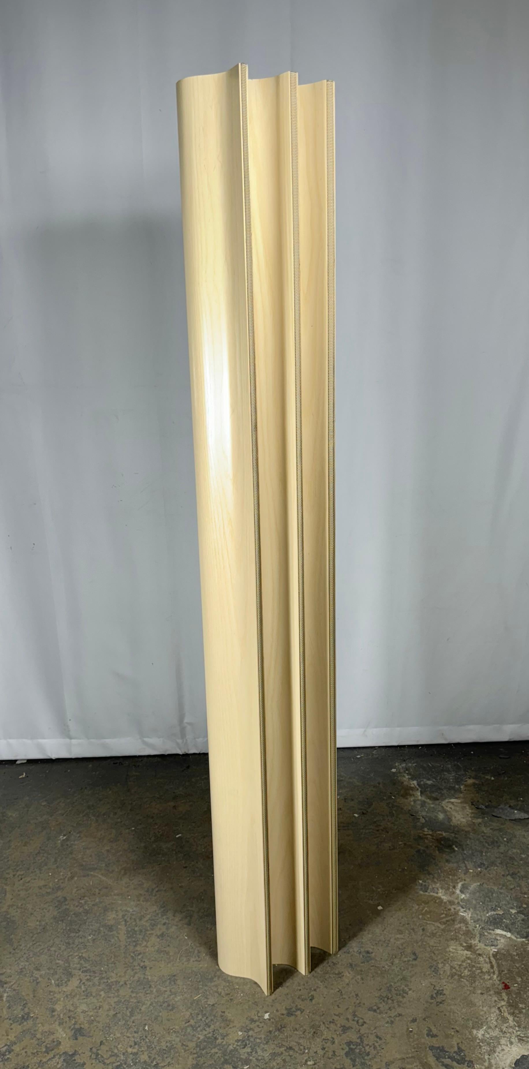 Eames 6 -pANEL Plywood Folding Screen  FSW-6 , Stunning Custom White Ash... Newer production.. Excellent original condition. Hand delivery avail to New York City or anywhere en route from Buffalo NY