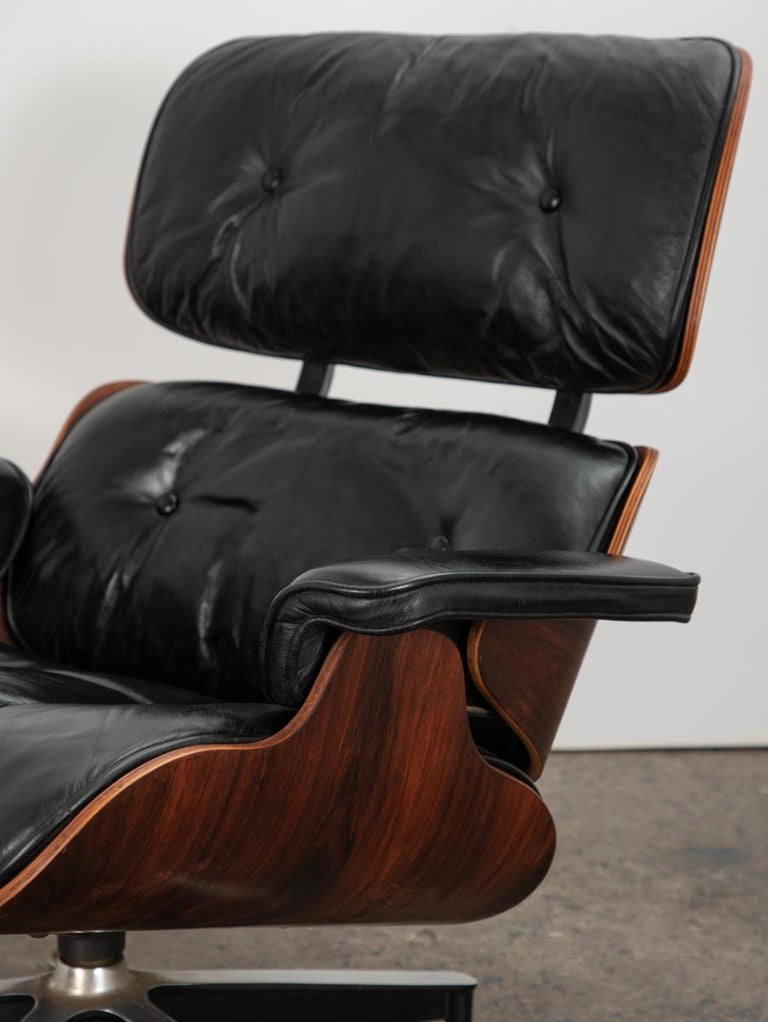 Eames 670 Lounge Chair and 671 Ottoman For Sale 4