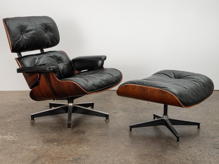 Eames 670 Lounge Chair and 671 Ottoman For Sale 5