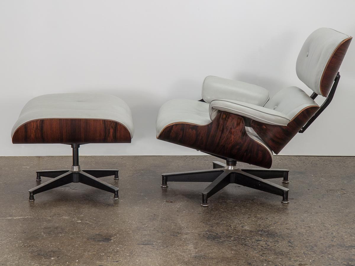 Molded Eames 670 Lounge Chair and 671 Ottoman