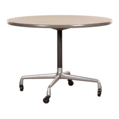 Eames Action Office Table on wheels with Contract Base for Herman Miller