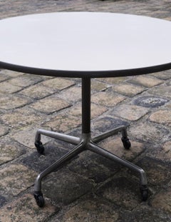 Eames Action Round Desk Table on Casters for Herman Miller, 70s, vintage
