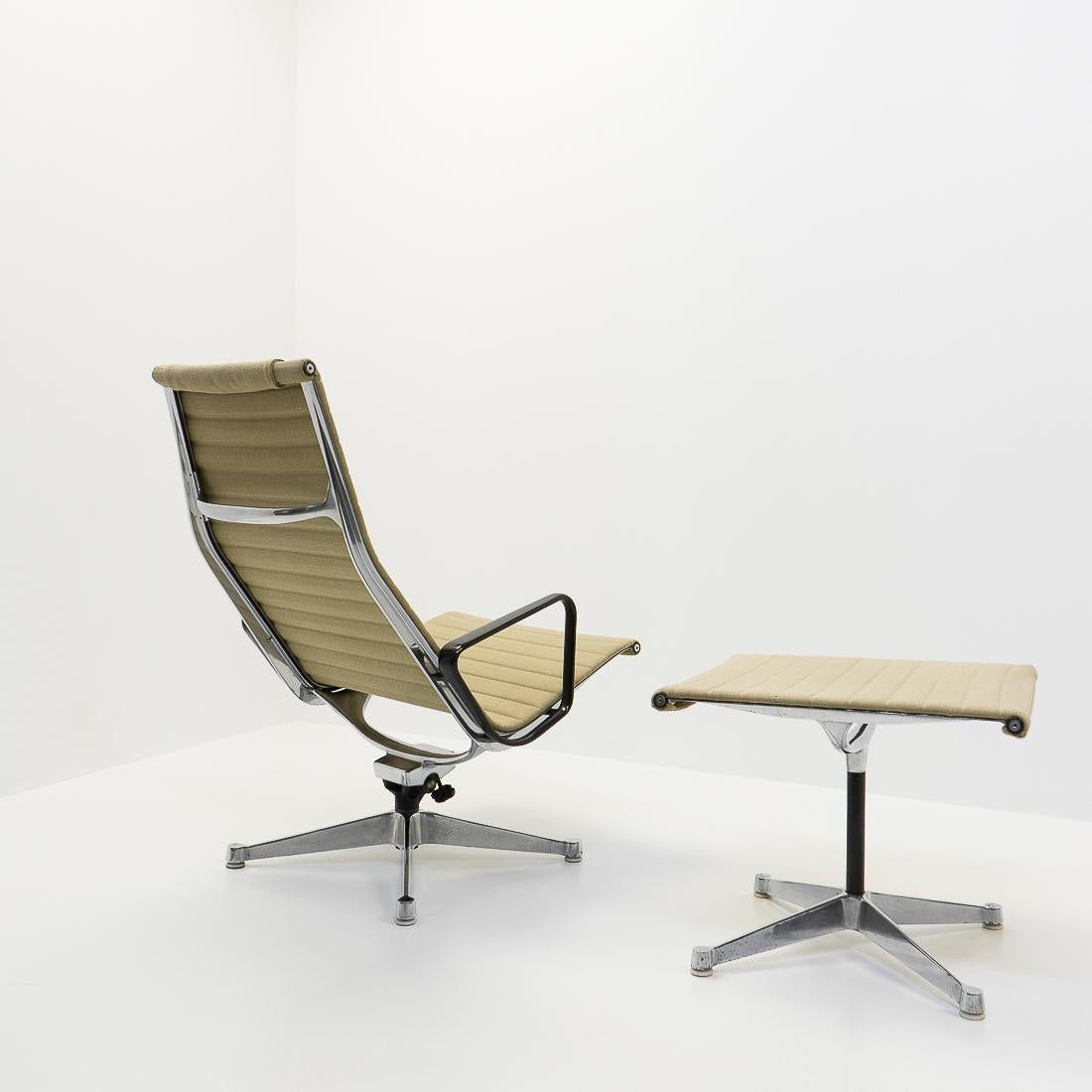 Mid-Century Modern Eames Alu Group Lounge Set by Herman Miller, 1970s For Sale