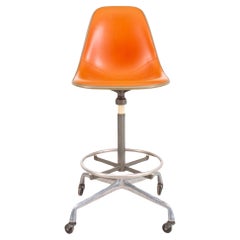 Eames Aluminum Group Shell Bar or Drafting Stools