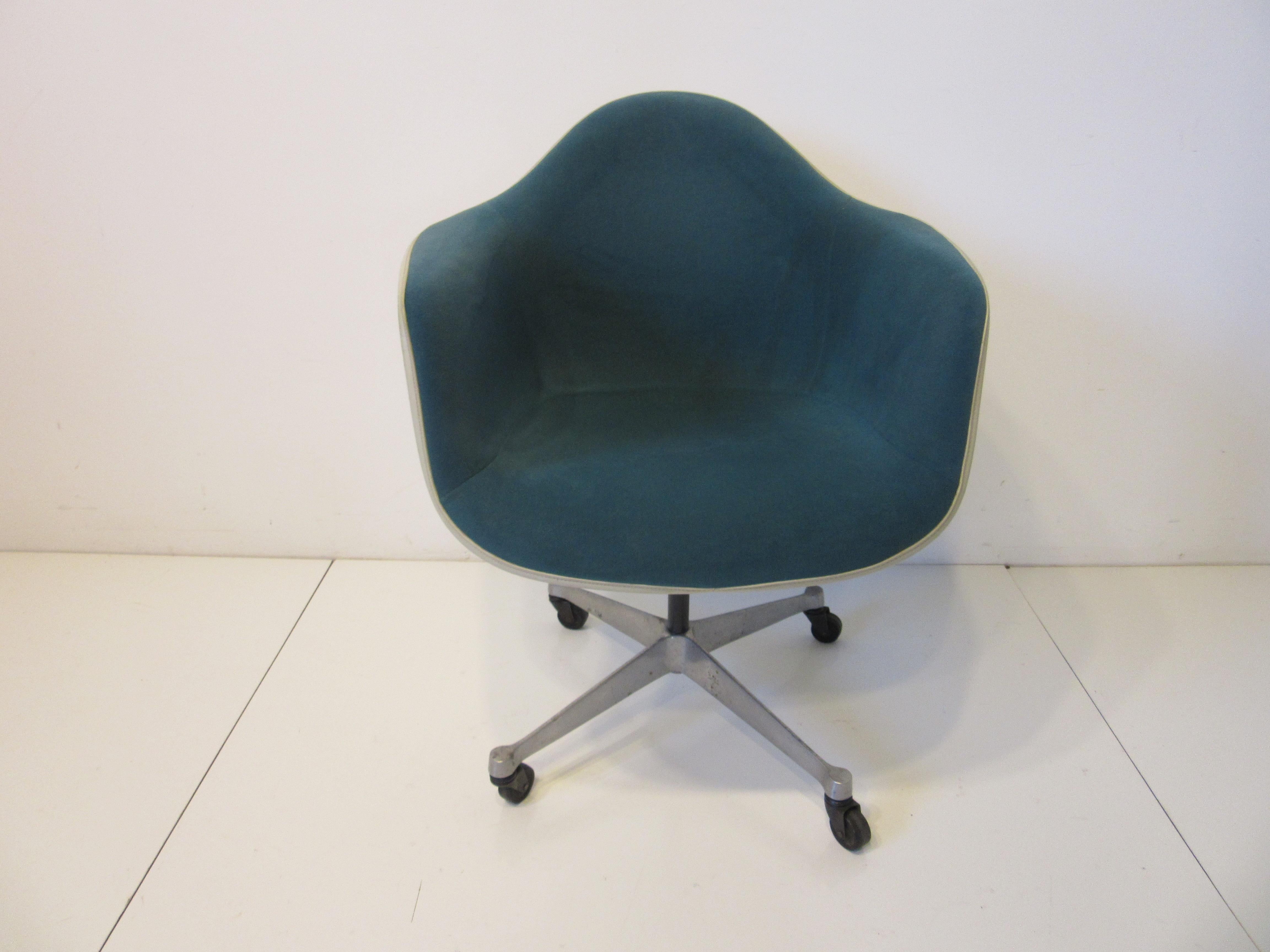 20th Century Eames Arm Shell Desk Chair by Herman Miller 