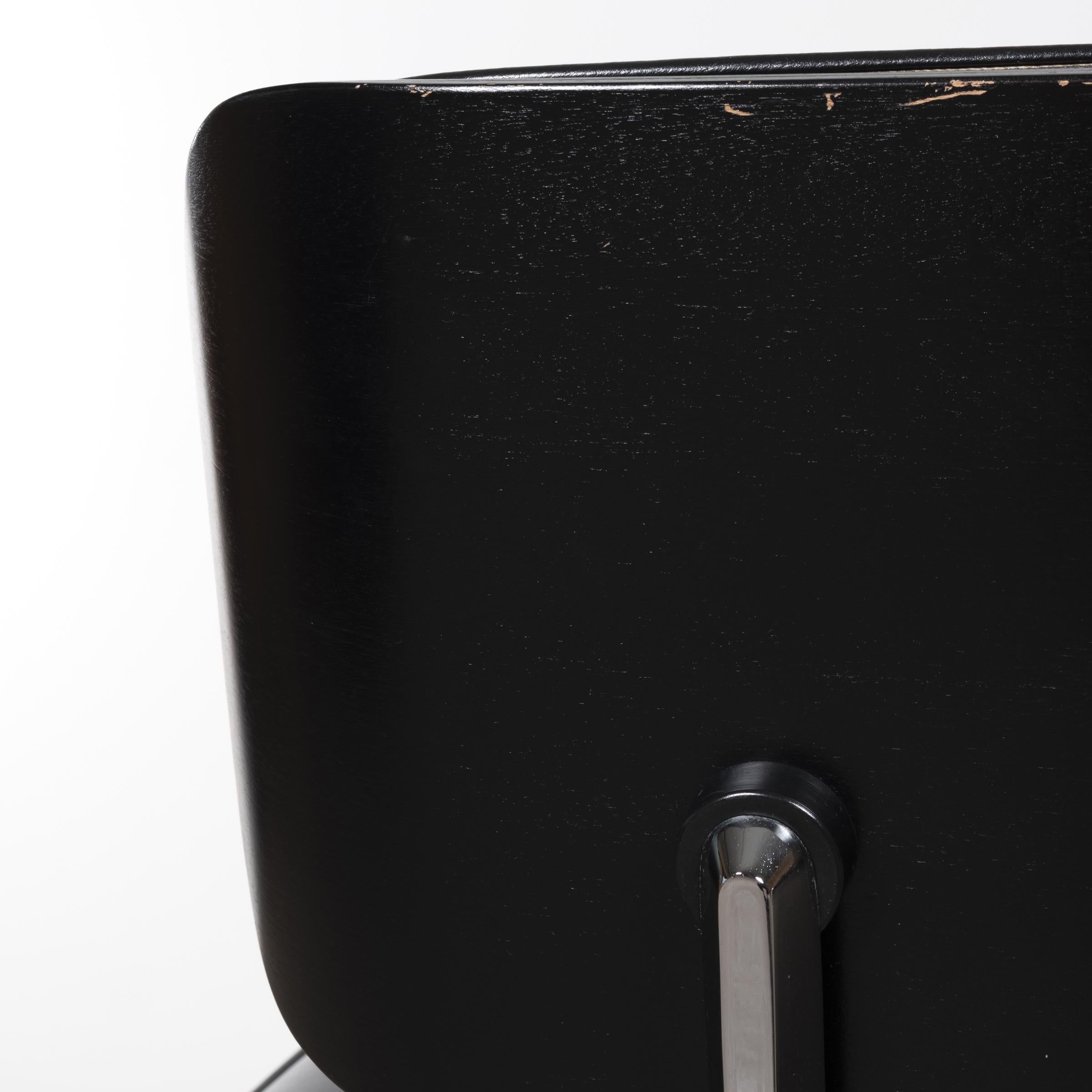 Eames Black Lounge Chair for Herman Miller International 'Vitra' 8
