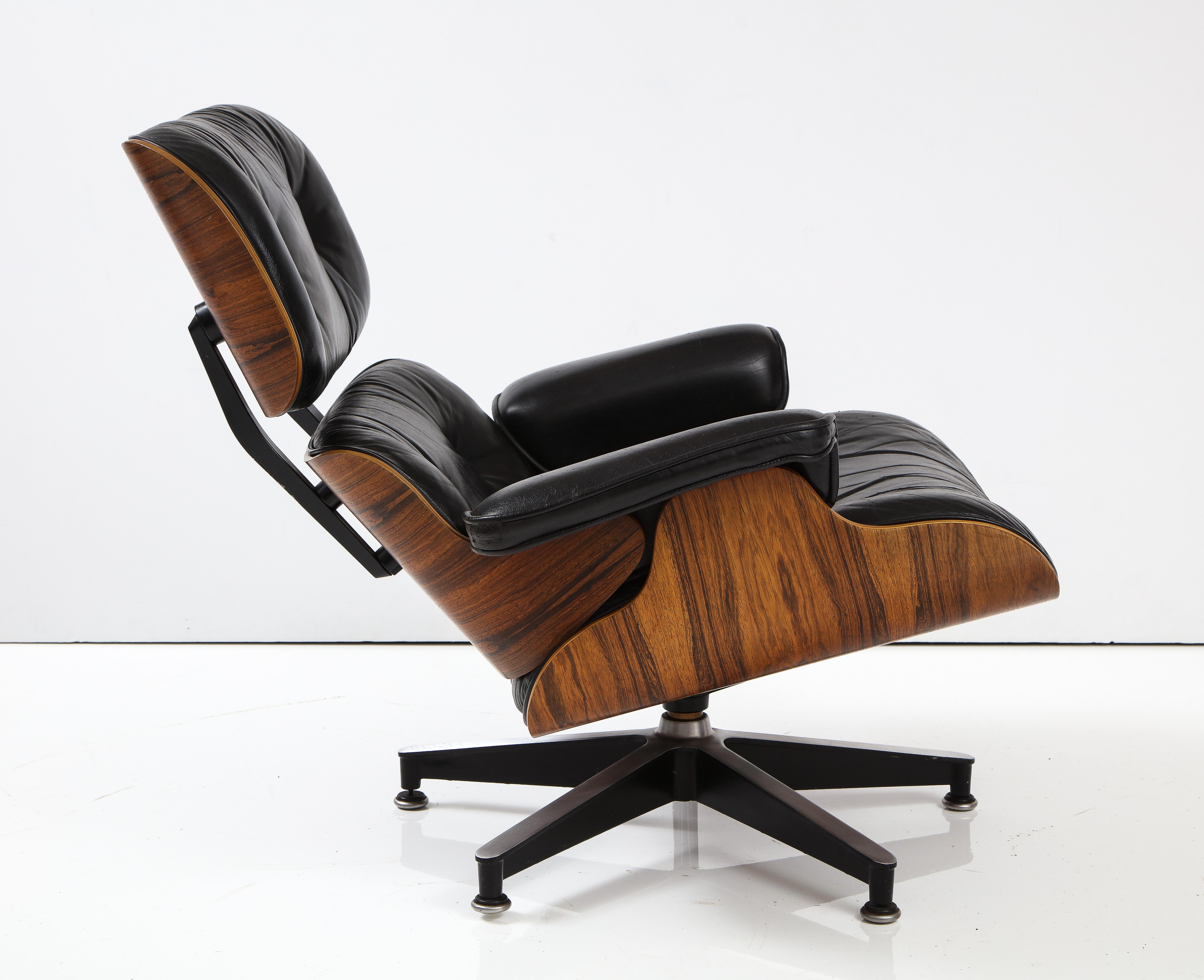 Eames Brazilian Rosewood Lounge Chair And Ottoman 4