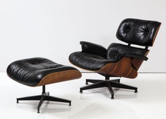 Used Eames Brazilian Rosewood Lounge Chair And Ottoman