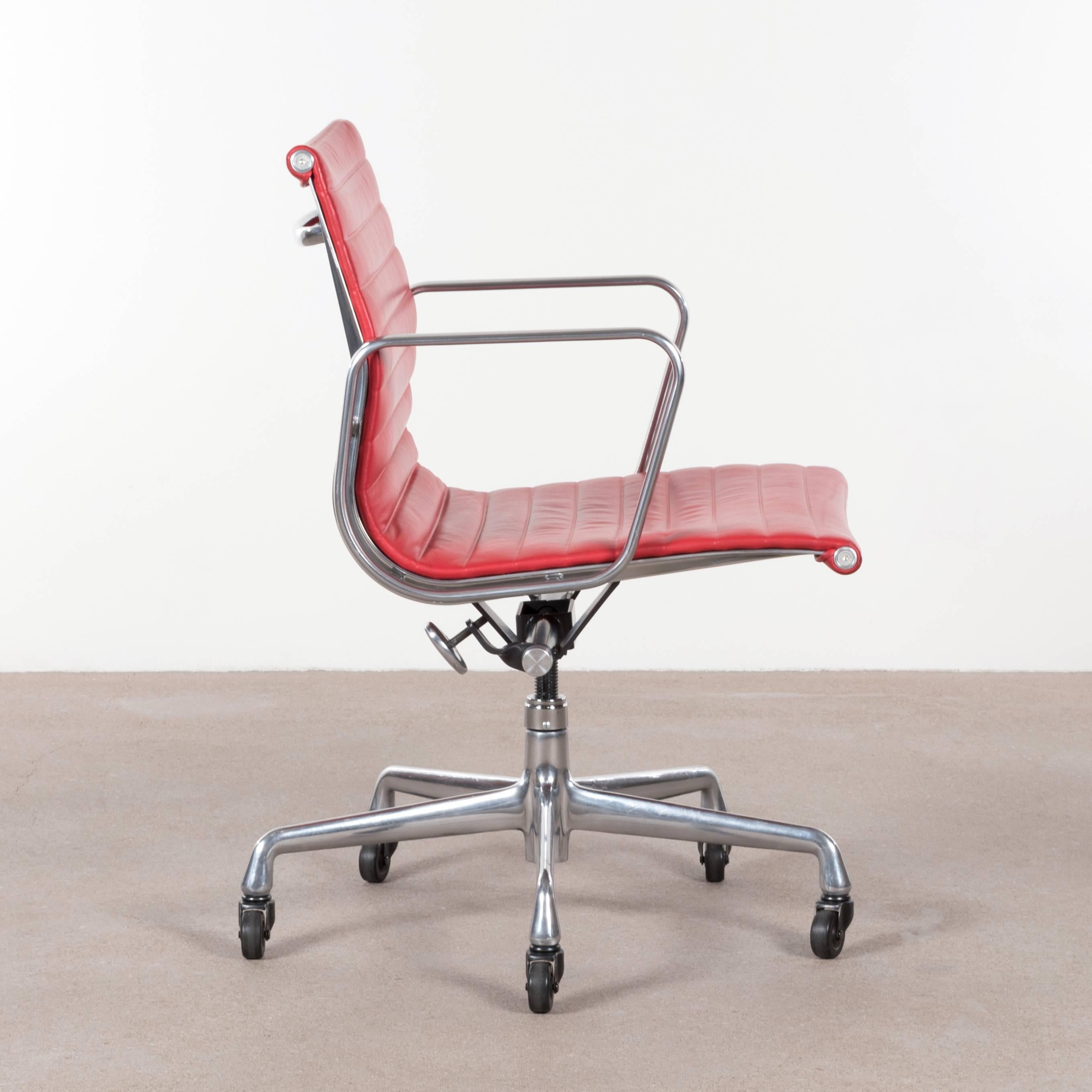 red herman miller chair