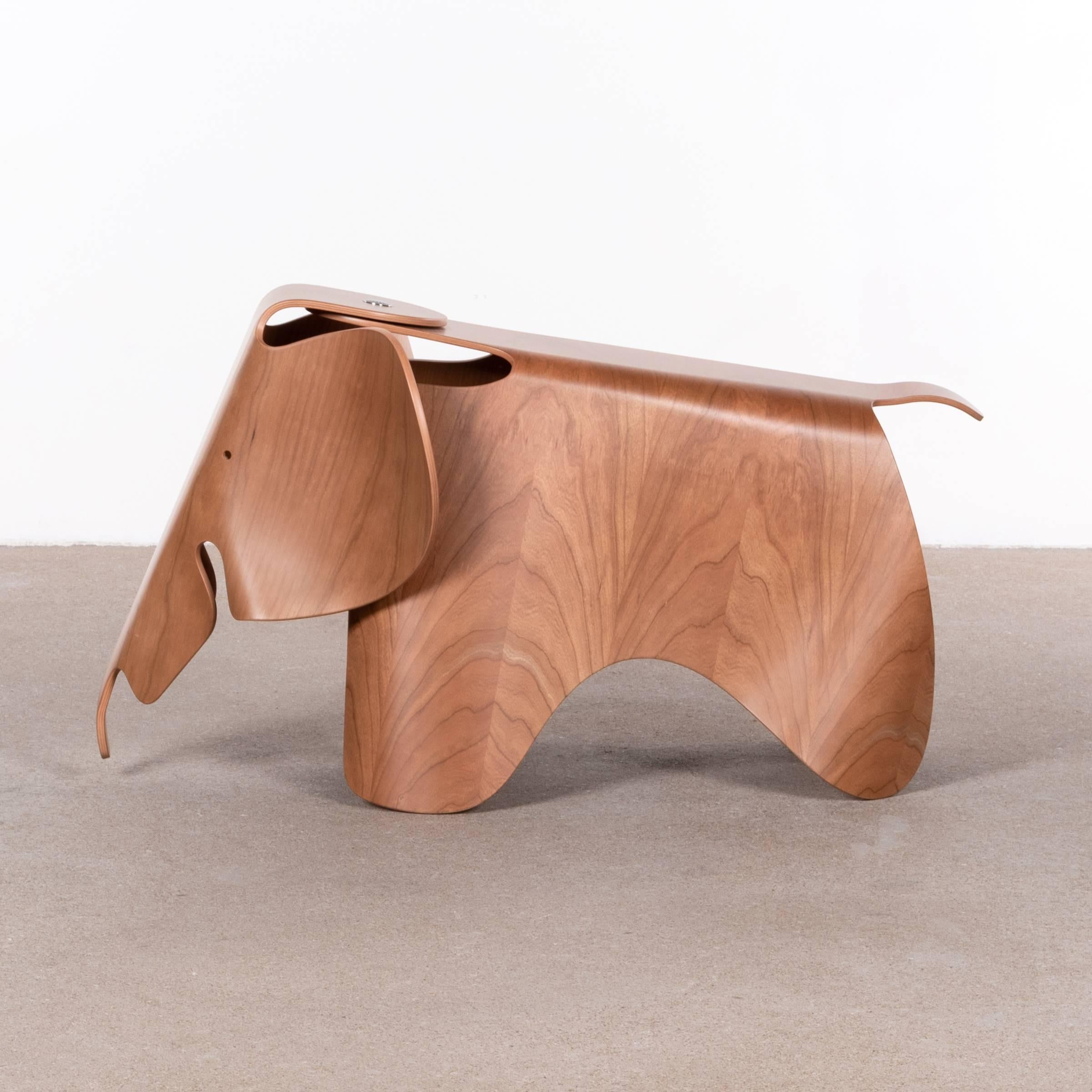 Mid-Century Modern Eames Cherry Plywood Elephant by Vitra