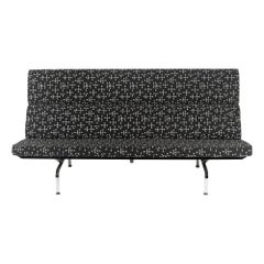 Eames Compact Sofa in Maharam Small Dot Pattern