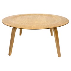 Eames Ctw Coffee Table in Beech for Herman Miller, circa 1950