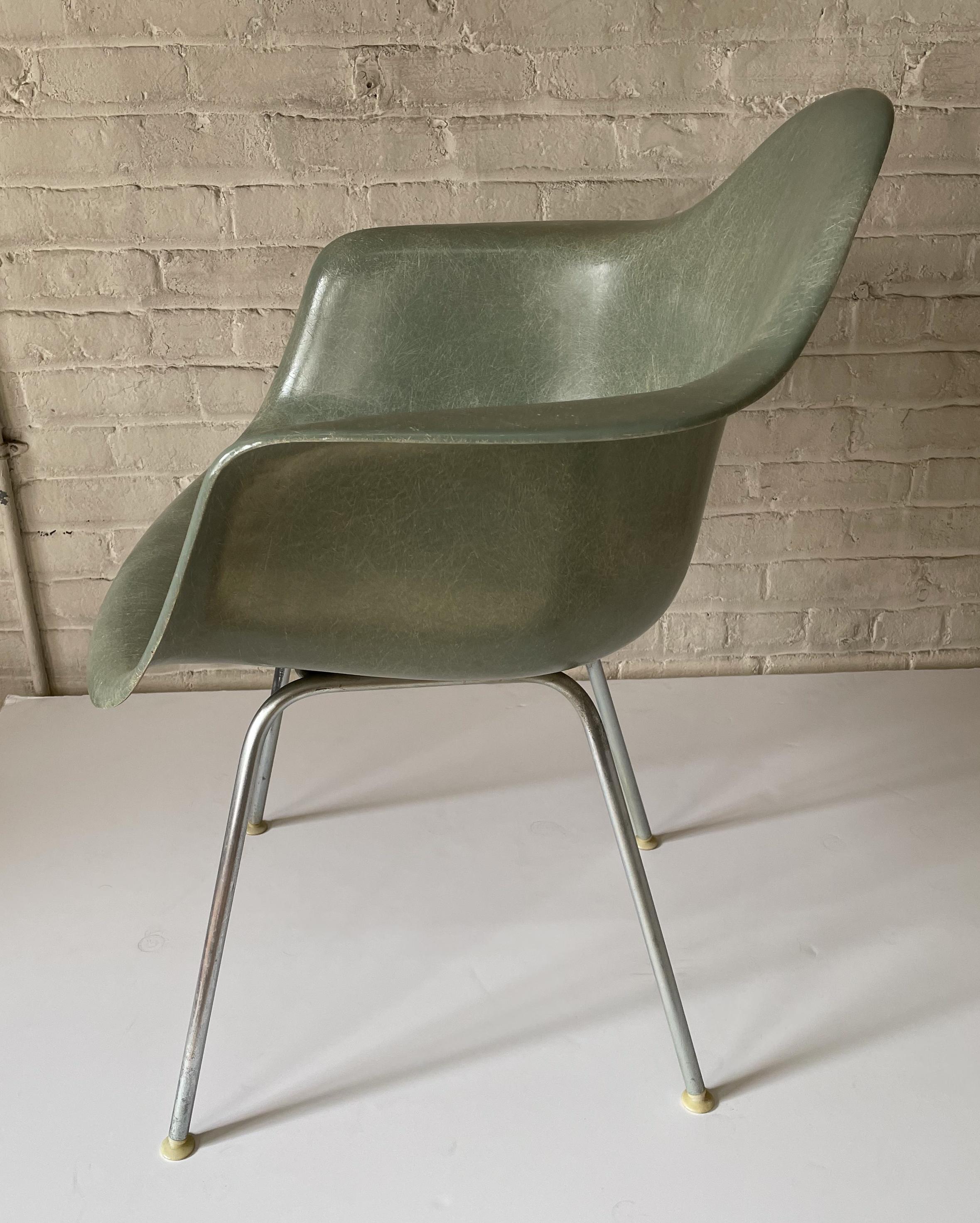 American Eames DAX Chair in Seafoam Green