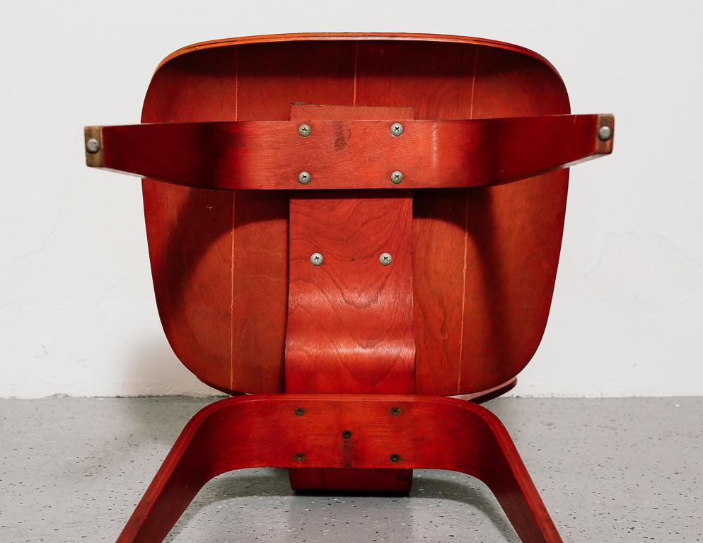 Eames DCW for Herman Miller in Red Aniline 5