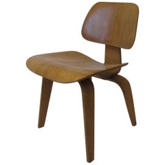 Retro Eames DCW Molded Ply Desk Chair for Herman Miller