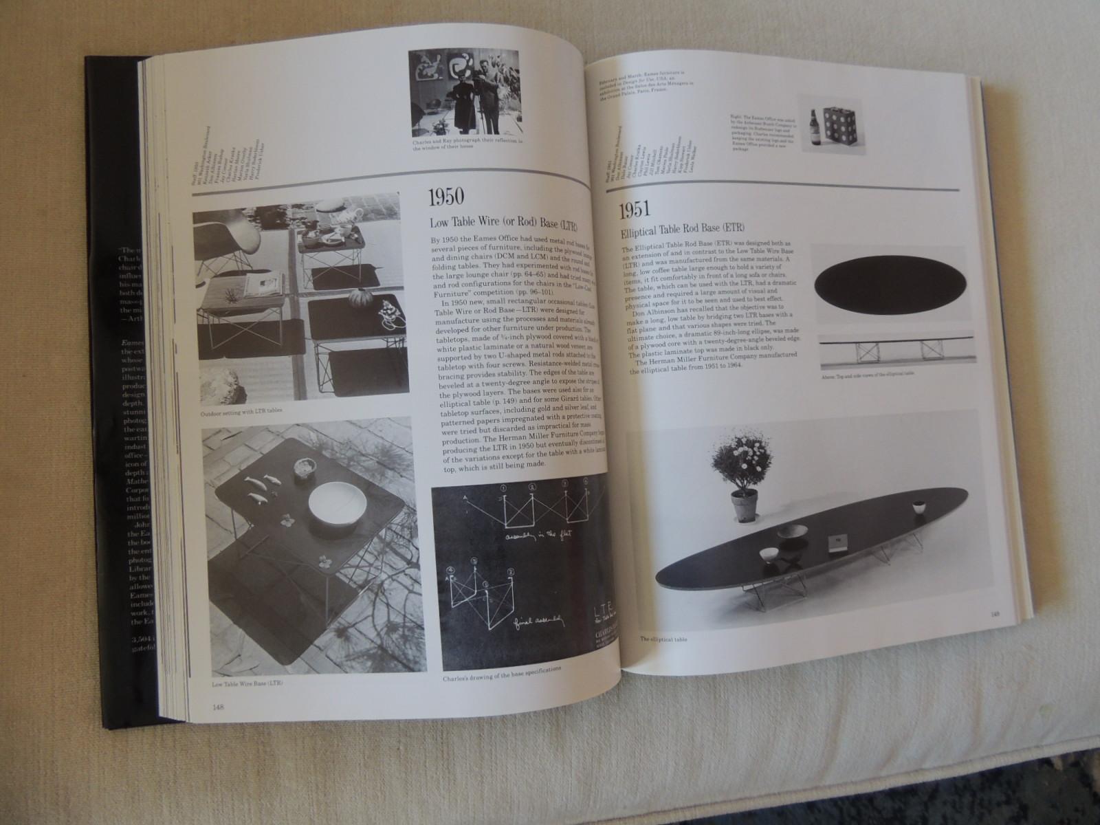 Eames Design Libro de tapa dura Moderno de mediados de siglo