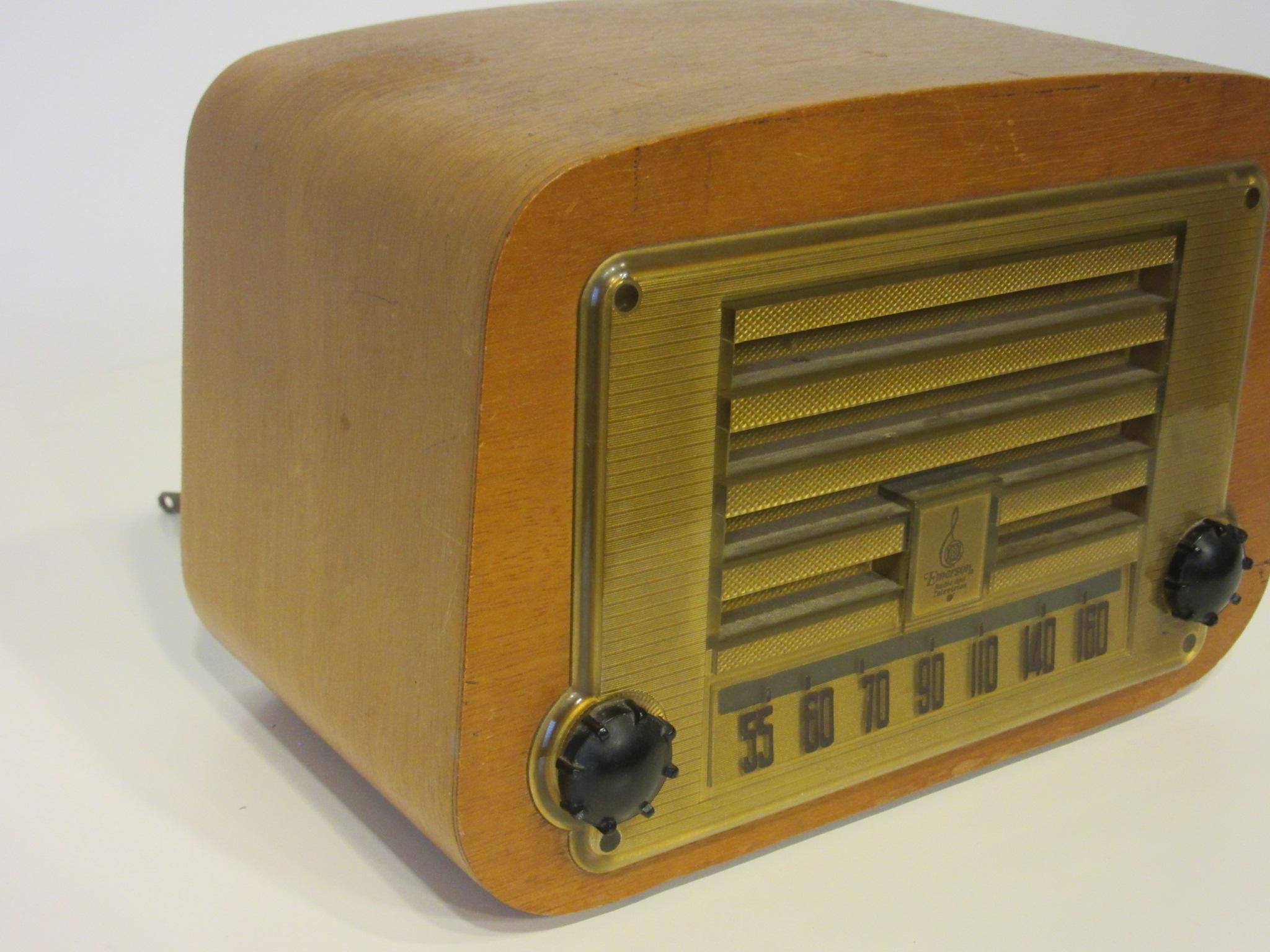 Mid-Century Modern Eames Designed Emerson Radio by Evans Products